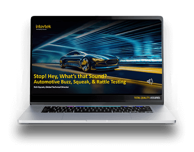 Buzz, Squeak, and Rattle (BSR) Testing in Automotive Development | On-Demand Webinar